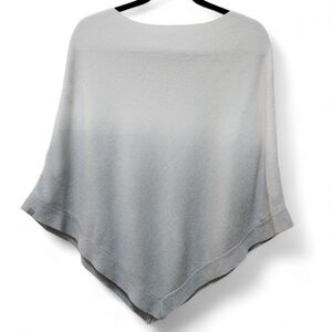 Barefoot Dreams CozyChic Ultra Lite Poncho, Ocean Breeze, One Size